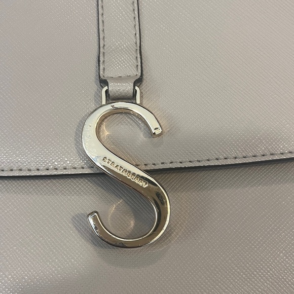 Strathberry S Convertible Shoulder / Crossbody Flap Bag in Cappuccino - Picture 7 of 12